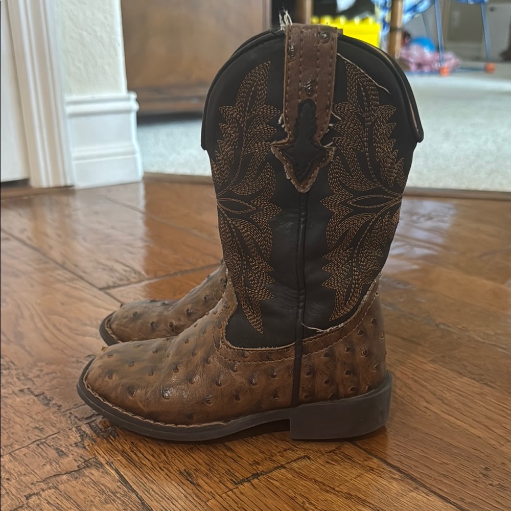 Roper Kids Boots in Brown and Black
